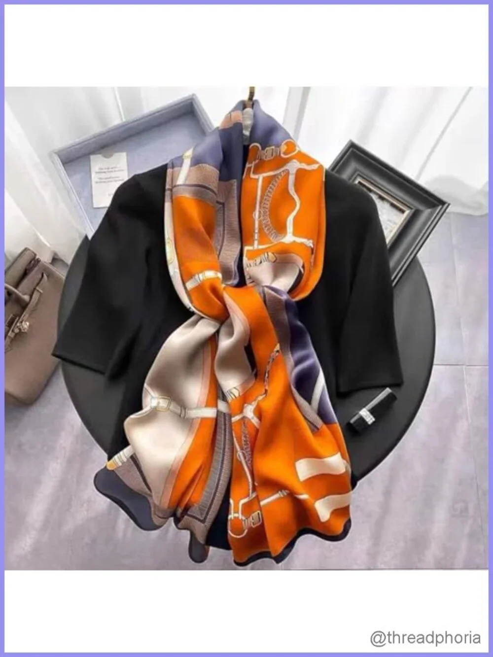 Silky Satin Shawl Wrap Long Headscarf Scarf for Women
